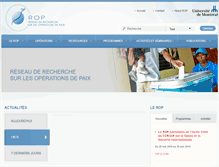 Tablet Screenshot of operationspaix.net